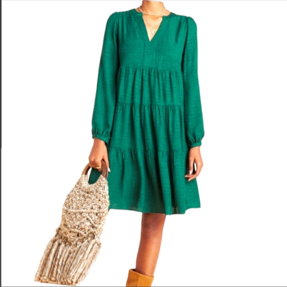 Anthropologie Maeve Amber Tiered Tunic NWT